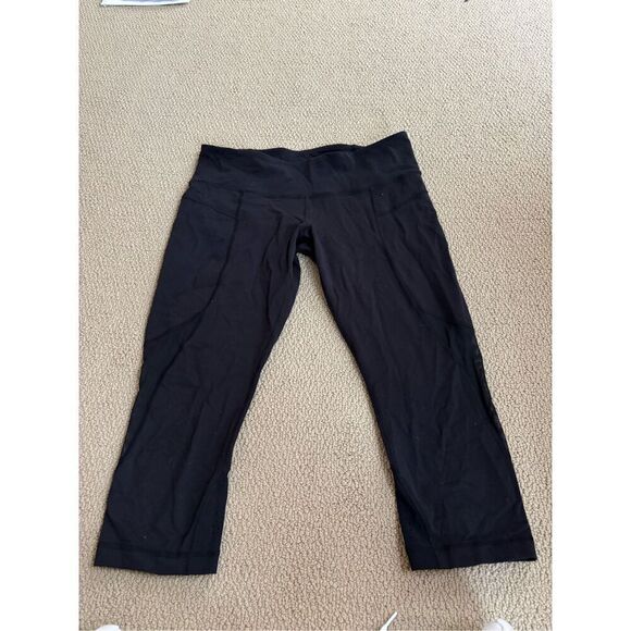 Lululemon size 12 cropped leggings - Picture 1 of 7
